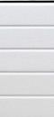 Panneaux portes sectionnelles industrielles Blanc RAL 9016 - RIB - Stucco